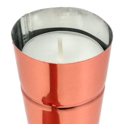 Floristik24 Ljusstake koppar Ø4,5cm H14cm 8st