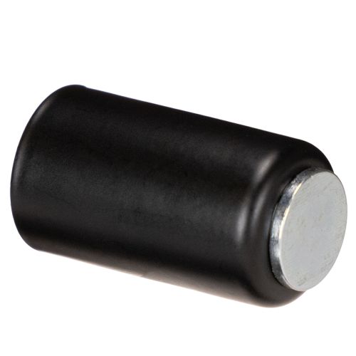 Rund magnetisk ljushållare, mattsvart, för 25 mm koniska ljus, 4 stycken | Floristik24.se