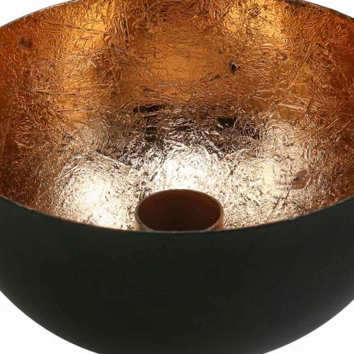 Artikel Ljusstake svart, bronsstavsljusstake Ø13cm H6cm