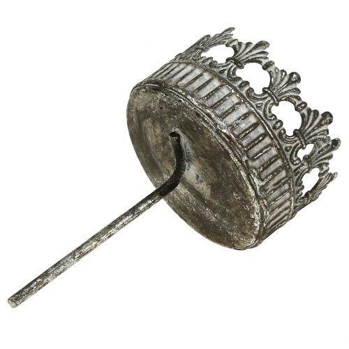 Artikel Ljusstake silver antik Ø7cm H12cm 1 st
