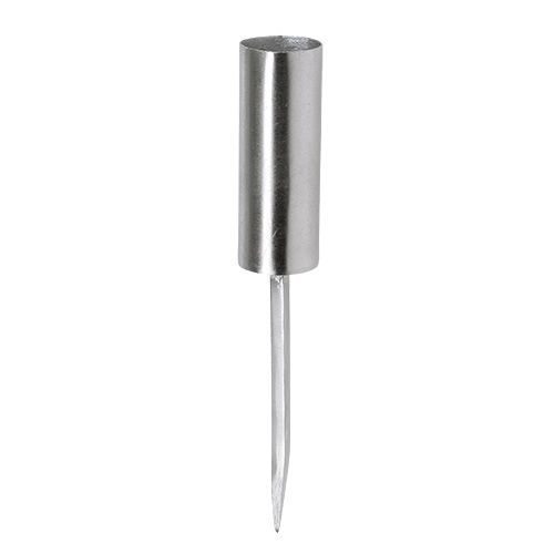 Ljushållare silver för pinnljus 15cm 4 st