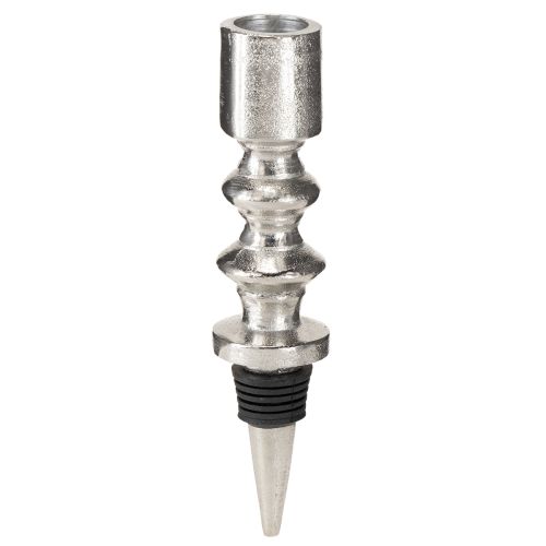 Artikel Ljusstake för flaskor Flaskljusstake silver 15cm