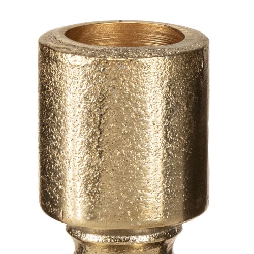 Artikel Ljusstake för flaskor metall antik look ljus guld H15cm