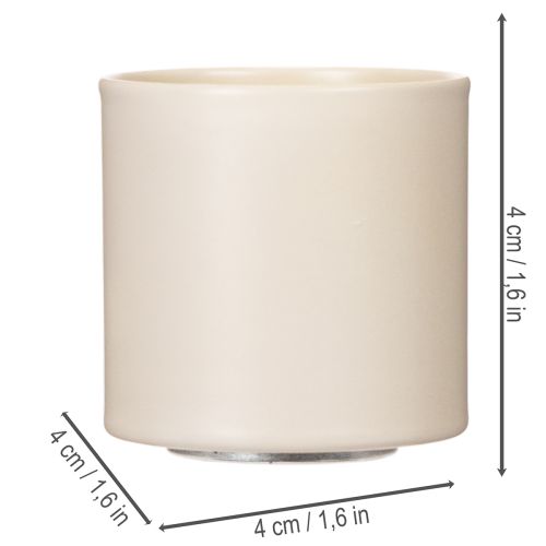 Magnetiska ljushållare för tjocka, koniska ljus (4 cm), 4 stycken | Floristik24.se