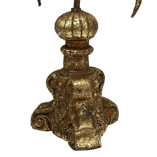 Floristik24 Ljusstake med ängelvingar guld H42cm