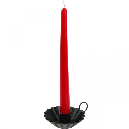 Artikel Ljusstake svart Ljusstake metall bordsdekoration Ø9,5cm H3cm