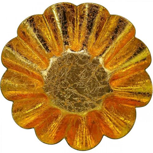 Artikel Värmeljushållare juldekoration bakform svart guld Ø12cm 2 st