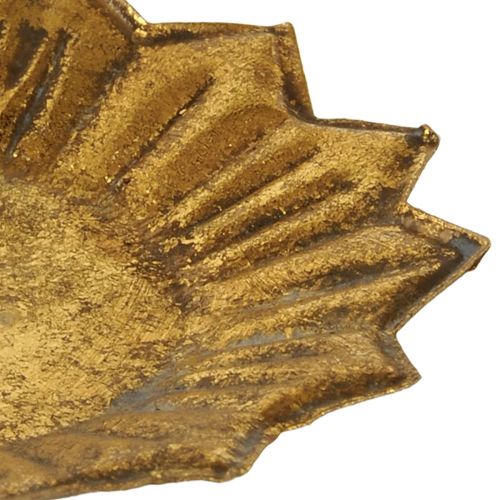 Artikel Plug-in ljushållare guld antik look för pelarljus Ø11cm 4st