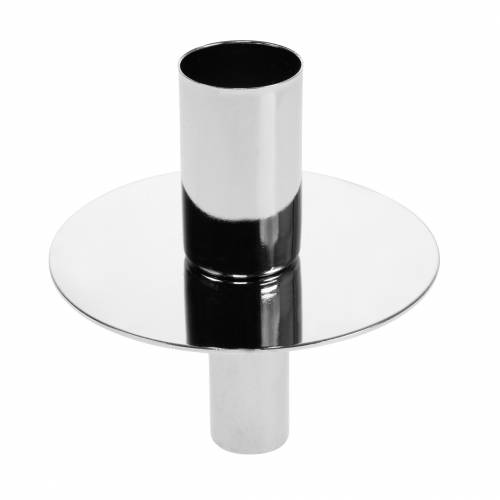 Floristik24 Ljusstake för flaskor silver Ø7,5cm H8cm