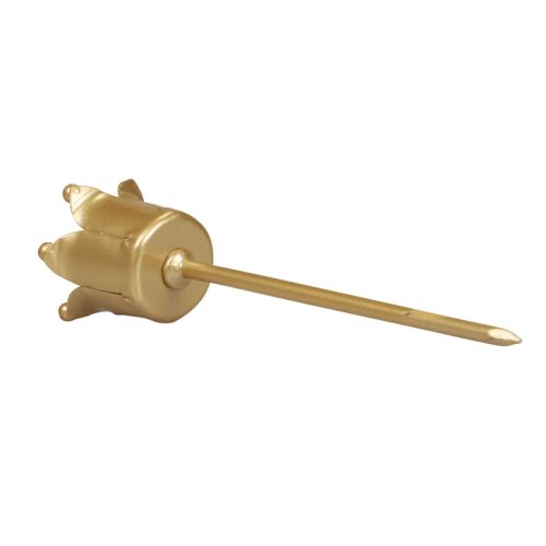 Floristik24 Ljusstake adventskrans ljusstake guldkrona Ø2,5cm 4st