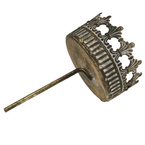 Artikel Ljusstake antikguld Ø7cm H12cm 1 st