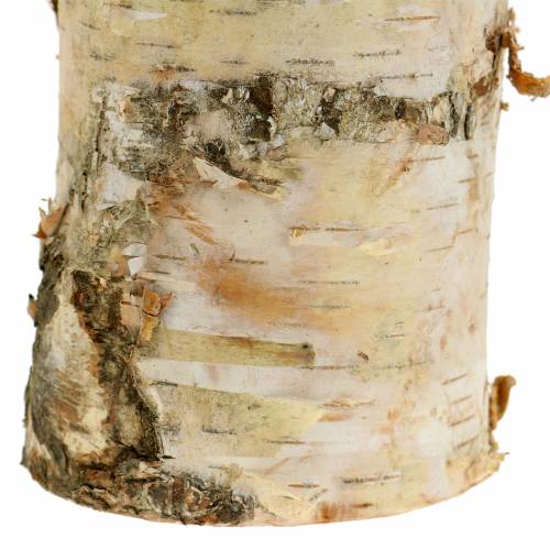 Floristik24 Ljusstake björk Ø8cm H14cm