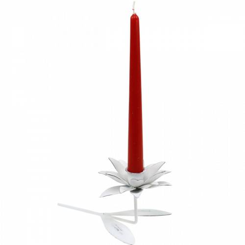Floristik24 Bröllopsdekoration, ljusstake, vår, stearinljus dekoration, metall ljusstake