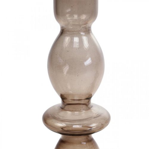 Floristik24 Ljusstake glas Ljusstake Ljusstake 18,5cm 2st