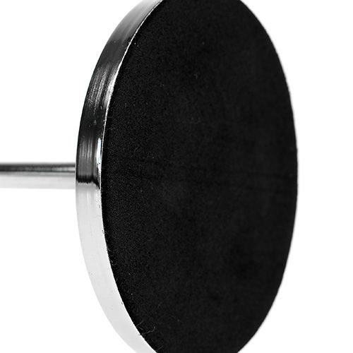 Floristik24 Ljushållare för spetsljus silver 30cm