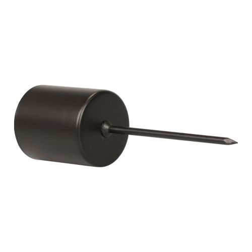 Floristik24 Plug-in ljushållare, svart Ø3,5cm, 4 st