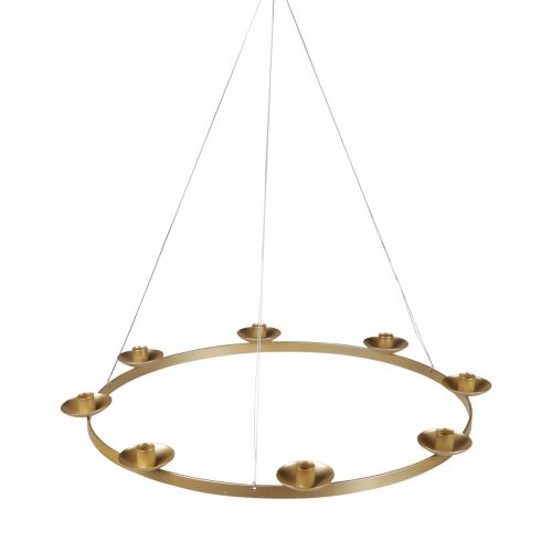 Hängande ljusstake guld Ø34cm H45cm