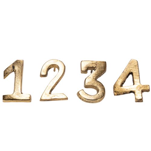 Adventsljusstift, siffrorna 1 till 4, set om 4, 4 cm, 4 stycken köpa | Floristik24.se
