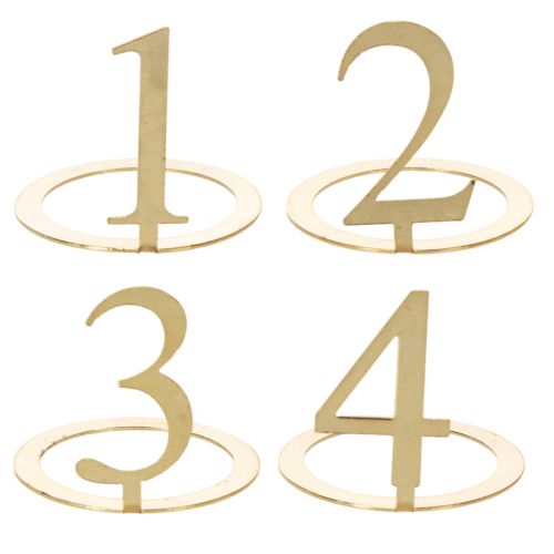 Ljusring med koniska ljusnummerset för adventskrans 3 cm 4 st köpa | Floristik24.se
