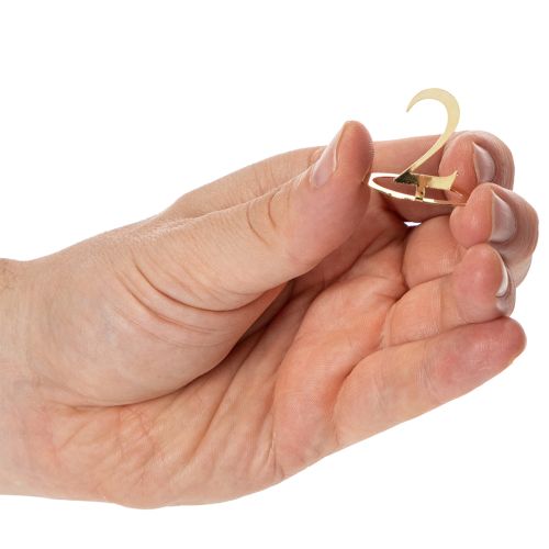 Ljusring med koniska ljusnummerset för adventskrans 3 cm 4 st | Floristik24.se
