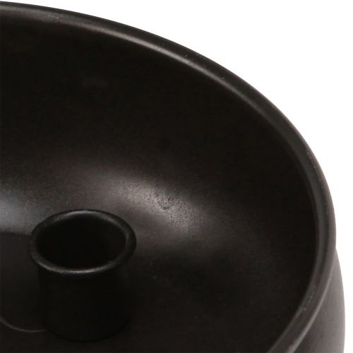 Artikel Ljusskål svart pinneljusstake med magneter Ø20cm