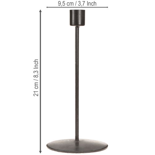 Artikel Ljusstake ljusstake antik brun H21,5 cm 2 st
