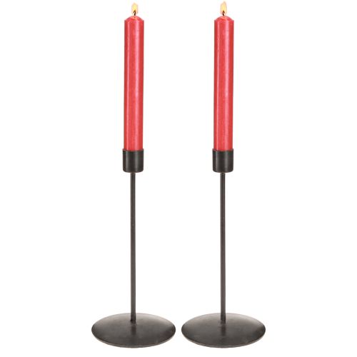 Artikel Ljusstake ljusstake antik brun H21,5 cm 2 st