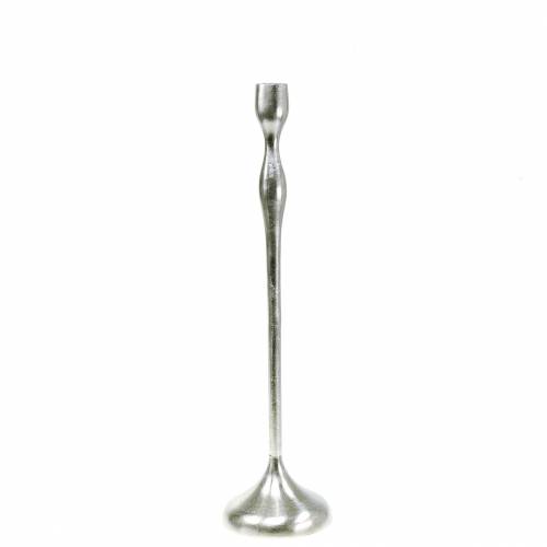 Floristik24 Ljusstake antik silver H31cm