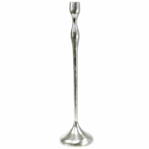 Floristik24 Ljusstake antik silver H61cm