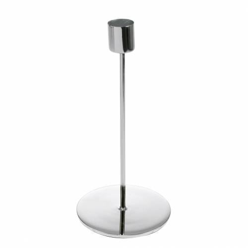 Floristik24 Ljusstake Ø5cm H11cm silver 4st