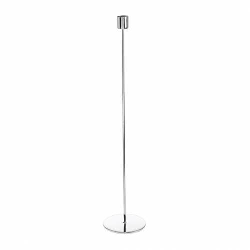 Floristik24 Metall ljusstake set för ljus silver Ø2,2cm H31cm 2st