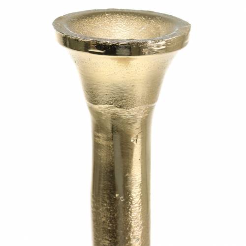 Floristik24 Ljusstake antik guld Ø10cm H39cm