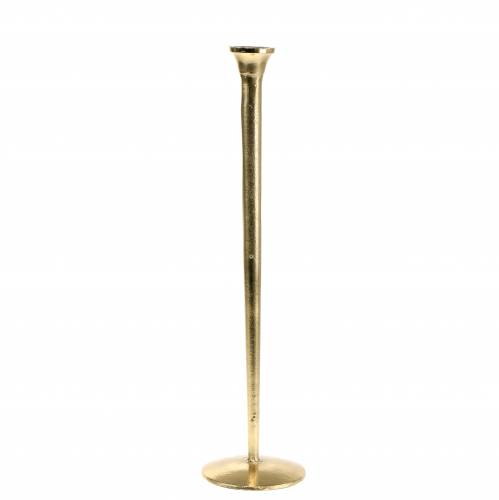 Floristik24 Ljusstake antik guld Ø10cm H39cm