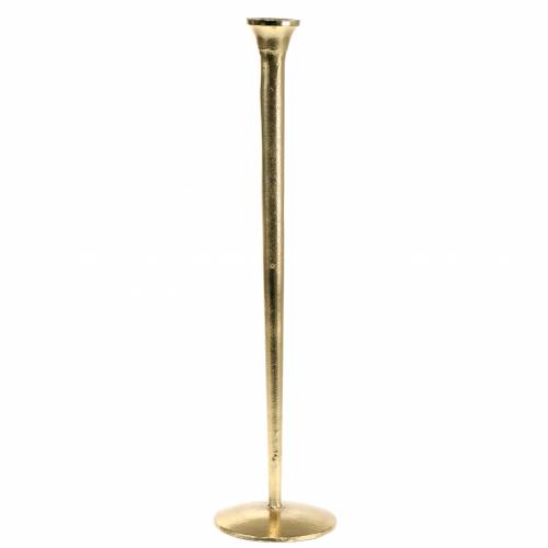 Floristik24 Ljusstake antik guld Ø11,5cm H47cm