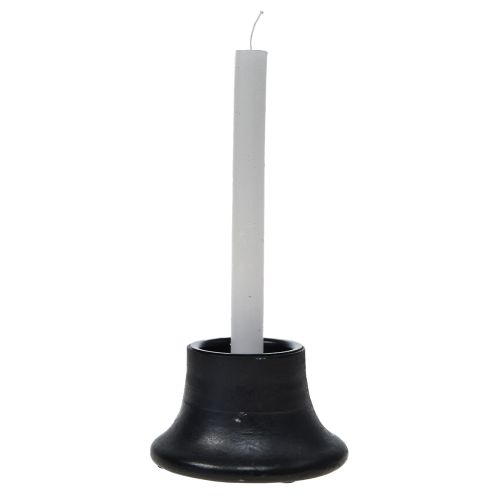 Artikel Ljusstake svart ljushållare keramik Ø12,5cm H7cm