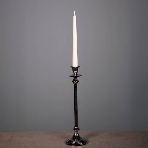 Floristik24 Ljusstake silver H35cm