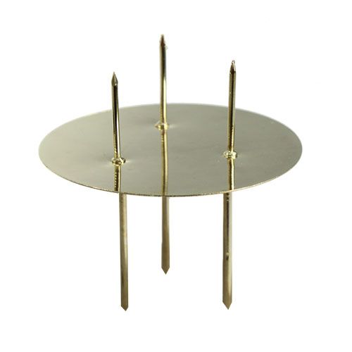 Floristik24 Ljusstake guld Ø8cm