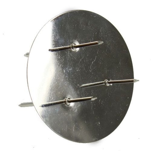 Floristik24 Adventskrans silver Ø8cm