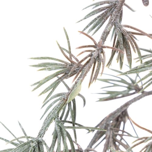 Konstgjord tallgren med kottar, dekorativ tallgren, konstgjord, 80 cm, 3 stycken | Floristik24.se