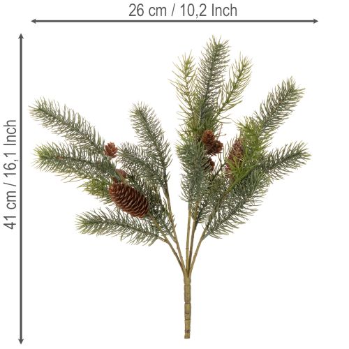 Konstgjord grangren med kondekoration, 41 cm | Floristik24.se