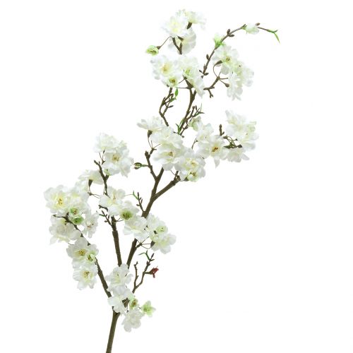 Floristik24 Körsbärsblom gren vit 105cm