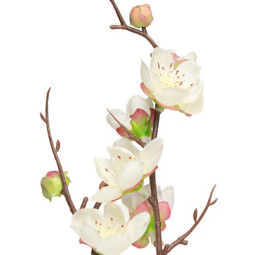 Artikel Körsbärsblommande dekorationsgren Konstgjord gren Vita blommor 96cm 2st