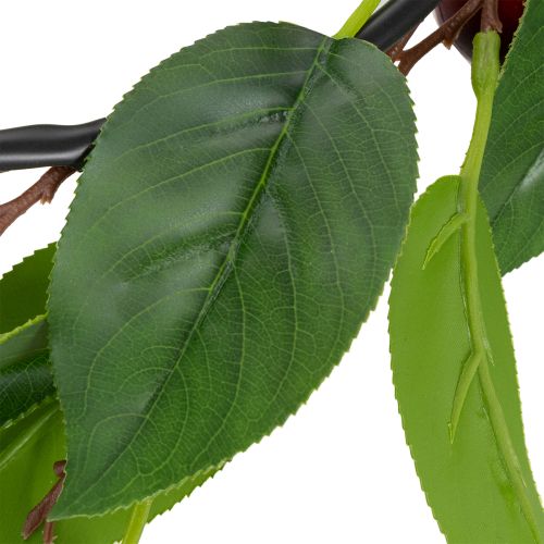 Artikel Konstgjord girlang med körsbär. Perfekt för naturlig rumsdekoration. Blommig look. 160 cm.