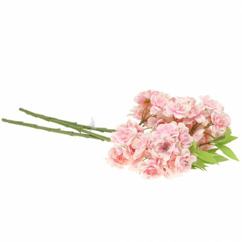 Floristik24 Körsbärsblomsgren rosa 44cm 3st