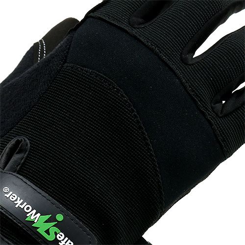 Artikel Kixx Lycra syntetiska handskar storlek 10 svart