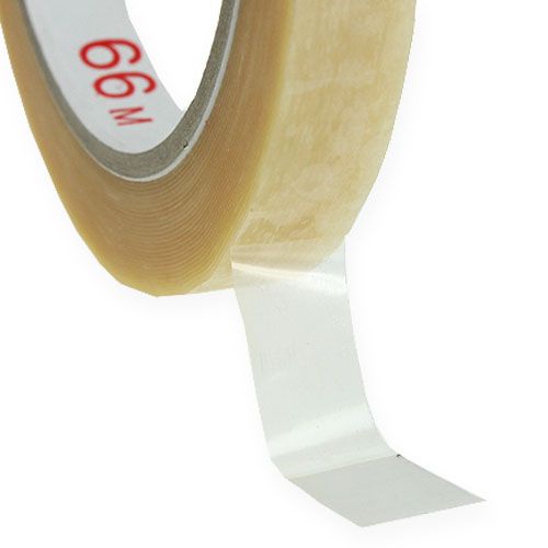Floristik24 Tejp 12mm x 66m PVC neutral 12 st