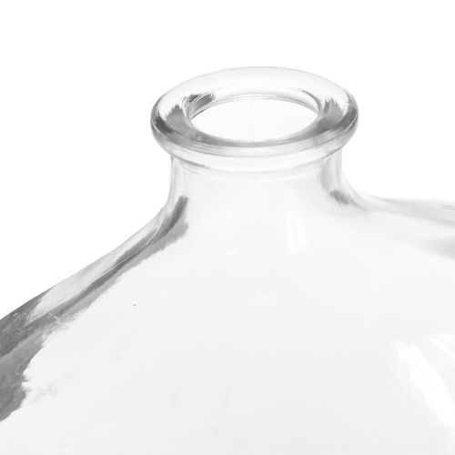 Artikel Liten glasvas, modern minivas, klarglas 11×6×10 cm