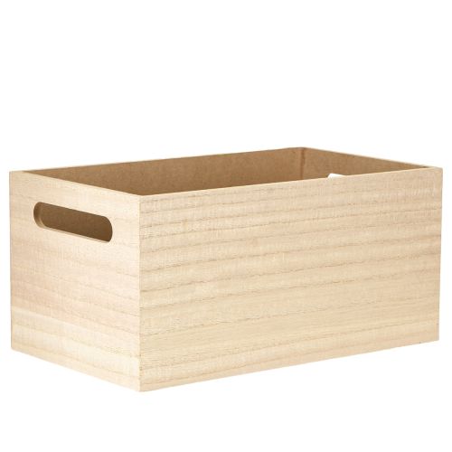 Artikel Liten trälåda trälåda blommor fjäril 30x18cm