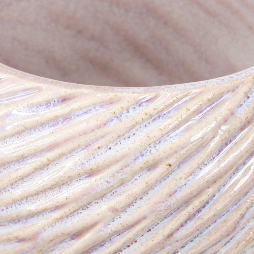 Artikel Små keramikskålar i rosa spiraldekor Ø9cm 4st