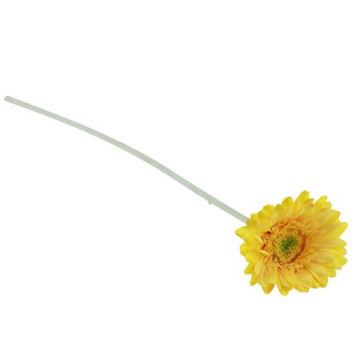 Floristik24 Konstgjorda blommor Gerbera gul 45cm